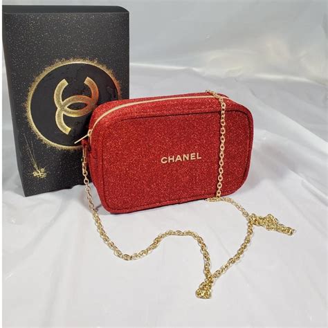 chanel red cosmetic bag|pre owned Chanel bags uk.